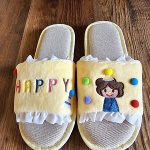 Happy women Slippers - Yellow